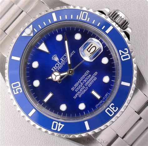 rolex submariner blue aftermarket|2023 Rolex Submariner blue dial.